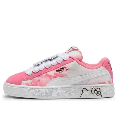 Puma (gs)  X Hello Kitty Suede Xl 'magic Rose Peaceful Blue' In Multi