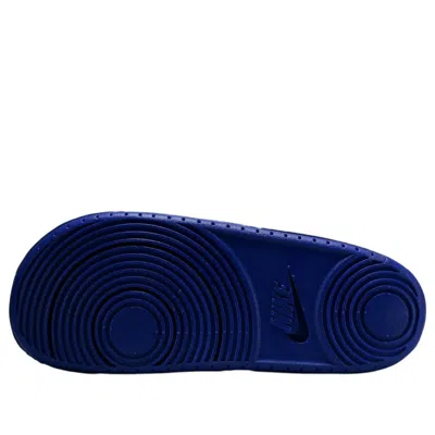Nike Kobe Logo-print Flip Flops In Blue