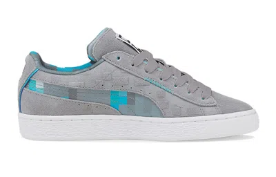 Puma (gs)  Minecraft X Suede 'diamond Block' In Gray