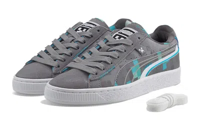 Puma (gs)  Minecraft X Suede 'diamond Block' In Gray