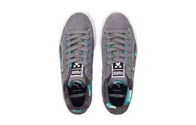 Puma (gs)  Minecraft X Suede 'diamond Block' In Gray