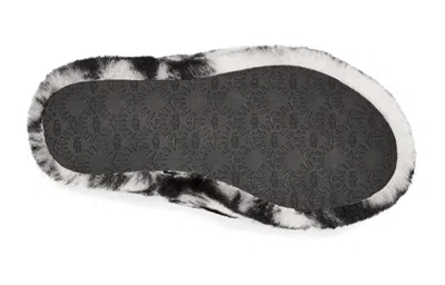 Ugg (ps)  Fluff Yeah Slide 'black White Marble' In Multi