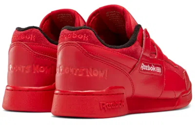 Reebok Workout Plus Lightweight Cozy Low Tops Casual Skateboarding Shoes Unisex Red