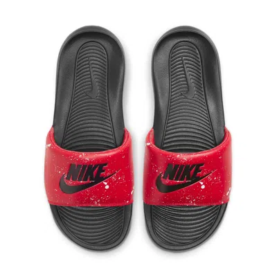 Nike Victori One Logo-print Slides In Multi