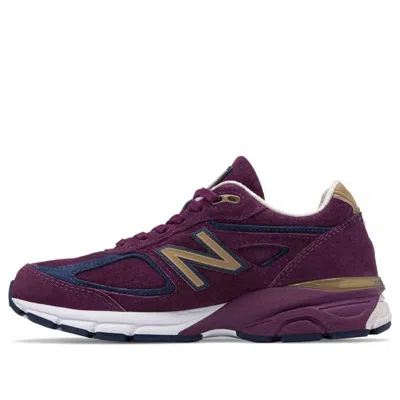 New Balance 990v4 Suede Trainers In Multi