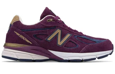 New Balance 990v4 Suede Trainers In Multi
