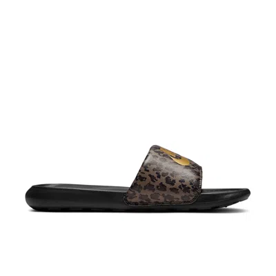 Nike (wmns)  Victori One Printed Slide 'leopard - Archaeo Brown' In Animal Print