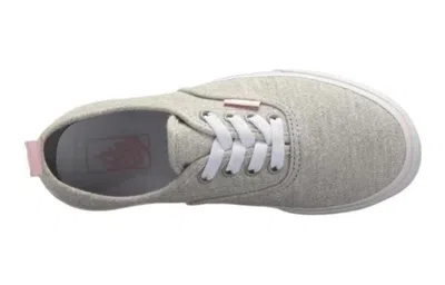 Vans (gs)  Authentic Elastic Lace Shoes 'shimmer Jersey' In Multi