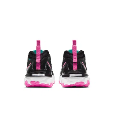 Nike (wmns)  React Vision 'dark Smoke Grey Pink Blast' In Black