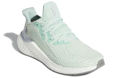 Adidas Originals (wmns) Adidas Alphaboost 'dash Green' In White