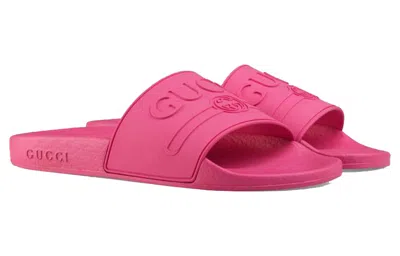 Gucci (wmns)  Slide 'fuchsia' In Pink