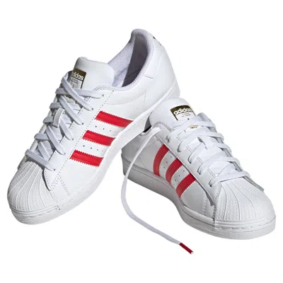Adidas Originals (wmns) Adidas Superstar 'white Better Scarlet'