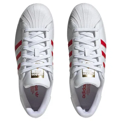 Adidas Originals (wmns) Adidas Superstar 'white Better Scarlet'