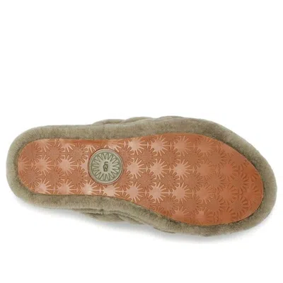 Ugg (wmns)  Fluff Yeah Slide 'burnt Olive' In Green