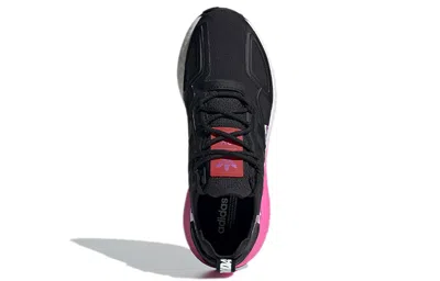 Adidas Originals (wmns) Adidas Zx 2k Boost 'wordmark Heel Stripe - Black Pink' In Multi
