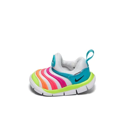 Nike (td)  Dynamo Free Low-top Running Shoes White/blue In Multi