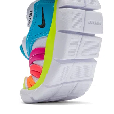 Nike (td)  Dynamo Free Low-top Running Shoes White/blue In Multi