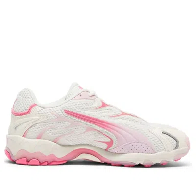 Puma Inhale "warm White/magic Rose" Sneakers In Animal Print
