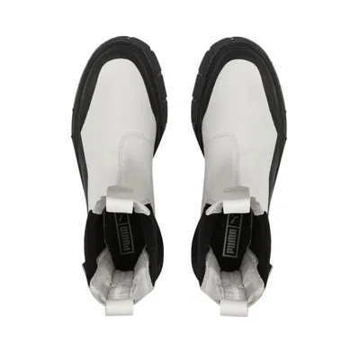 Puma (wmns)  Mayze Stack Chelsea Boots 'vaporous Grey Black' In White
