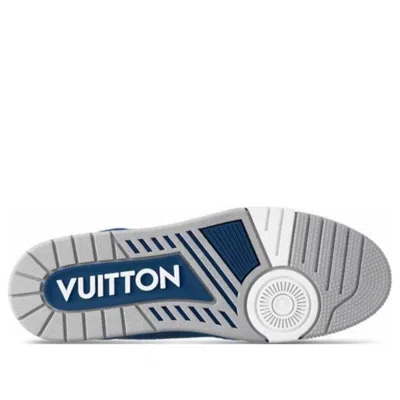 Pre-owned Louis Vuitton Lv Trainer 'white Blue' In Multi