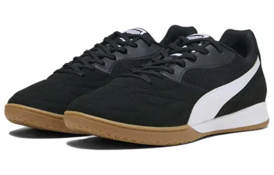 Puma King Top It 'black White Gum'