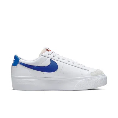 Nike (wmns)  Blazer Low Platform 'white Game Royal' In Multi