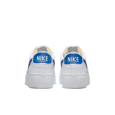 Nike (wmns)  Blazer Low Platform 'white Game Royal' In Multi