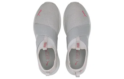 Puma (wmns)  Prowl Slip On Low Top Running Shoes 'grey Rose' In Gray