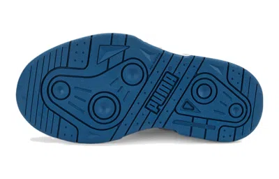 Puma (ps)  Slipstream Suede 'white Lake Blue' In Multi