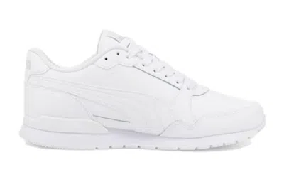 Puma (gs)  St Runner V3 Leather 'triple White'