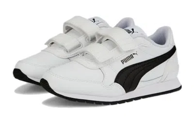 Puma (ps)  St Runner V3 Leather Shoes 'white Black'