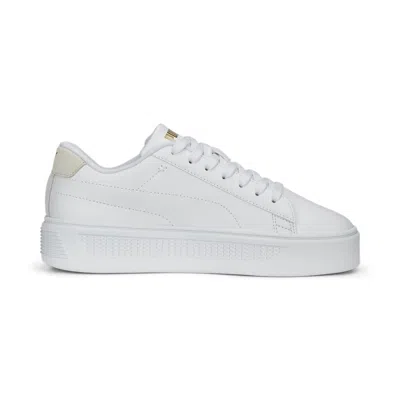 Puma (wmns)  Smash Platform V3 'laser Cut White Pristine Gold'
