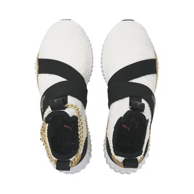 Puma (wmns)  X Baby Phat Defy Mid 'white Black Gold' In Multi