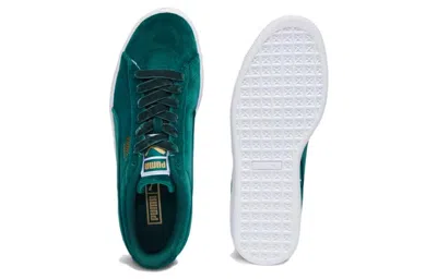 Puma (wmns)  Basket 'classic Velvet - Malachite' In Green