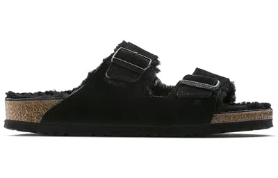 Birkenstock Arizona Fleece Lined Shoe Version Black Unisex