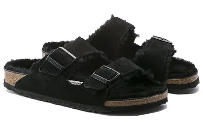 Birkenstock Arizona Fleece Lined Shoe Version Black Unisex