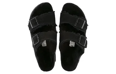 Birkenstock Arizona Fleece Lined Shoe Version Black Unisex