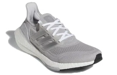 Adidas Originals (wmns) Adidas Ultraboost 21 'grey Silver Metallic' In Gray