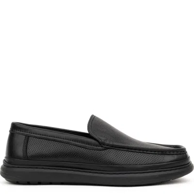 Sergio Moretti Casual Black Closed Flats Loafers In Black