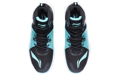 Li-ning Casual Basketball Shoes 'black Blue'