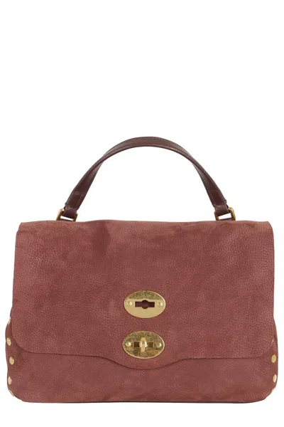 Zanellato Shoulder Bag With Metal Hardware And Studs In Brown