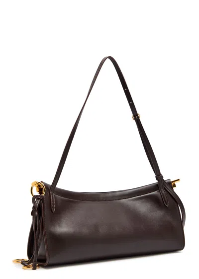 Alaïa Alaia Goatleather Shoulder Bag In Black