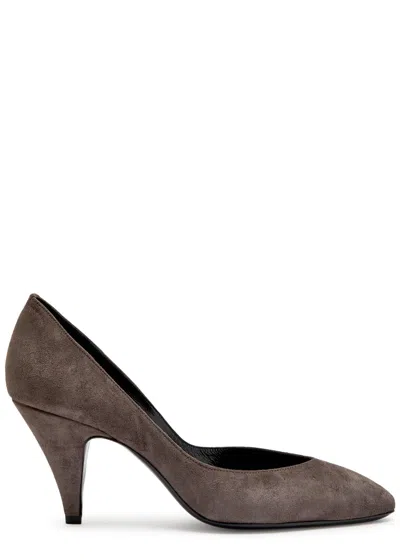 Jude Haze 75 Suede Pumps In Brown