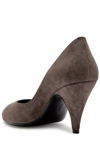 Jude Haze 75 Suede Pumps In Brown