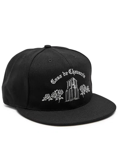 Willy Chavarria Black Polyester Casa De Chavarria Baseball Cap In Black