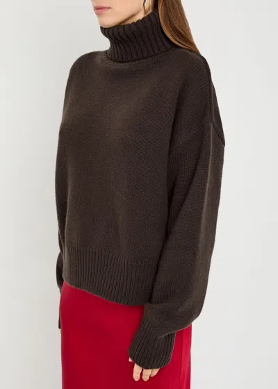 Extreme Cashmere Crop Extra In Brown