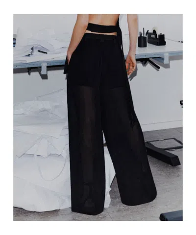 Marella Casual Pants With Belt Loops In Black