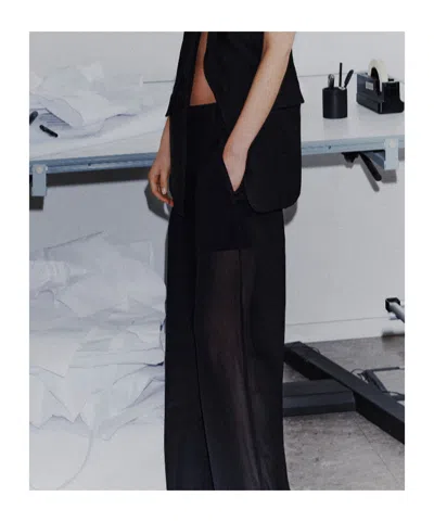 Marella Casual Pants With Belt Loops In Black