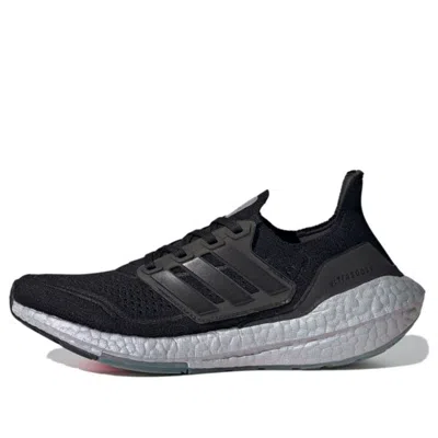 Adidas Originals (wmns) Adidas Ultraboost 21 'black Blue Oxide' In Animal Print