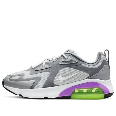 Nike Air Max 200 "pure Platinum Volt" Sneakers In Gray